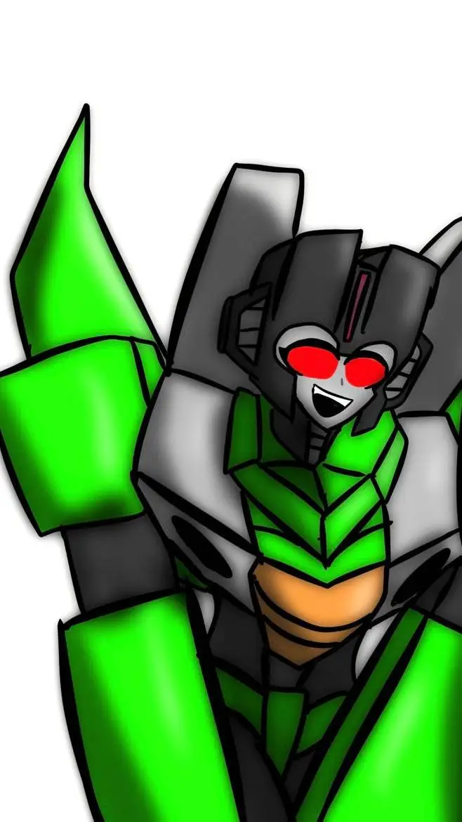 ai character: Acid storm background