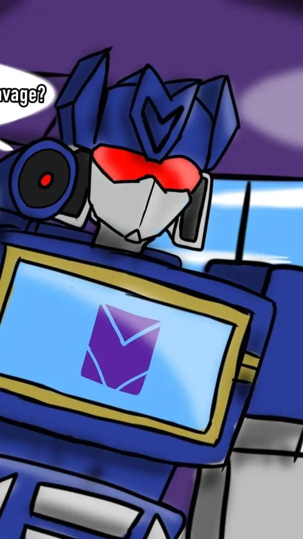 ai character: soundwave background
