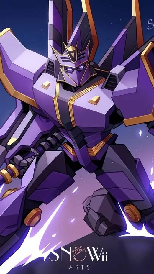ai character: megatronus prime background