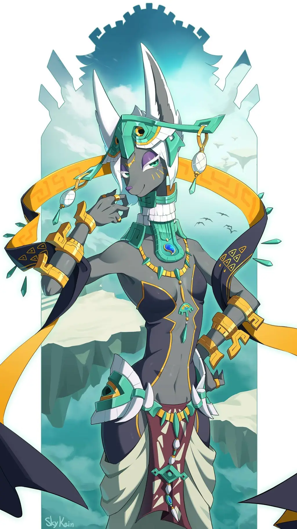 ai character: Mineru background