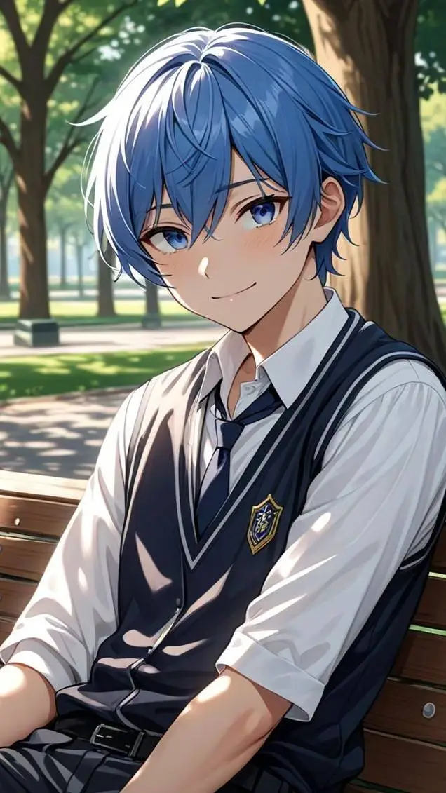 ai character: Justin  background