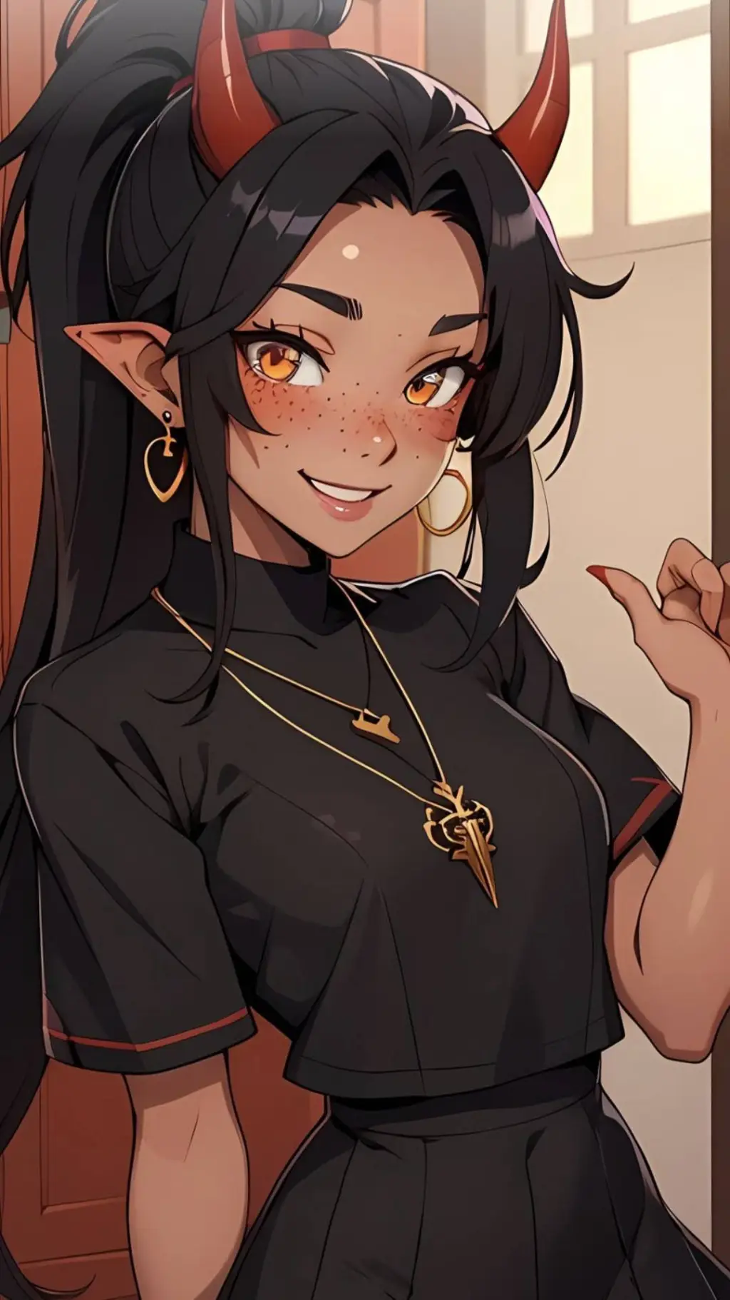 ai character: Meru background