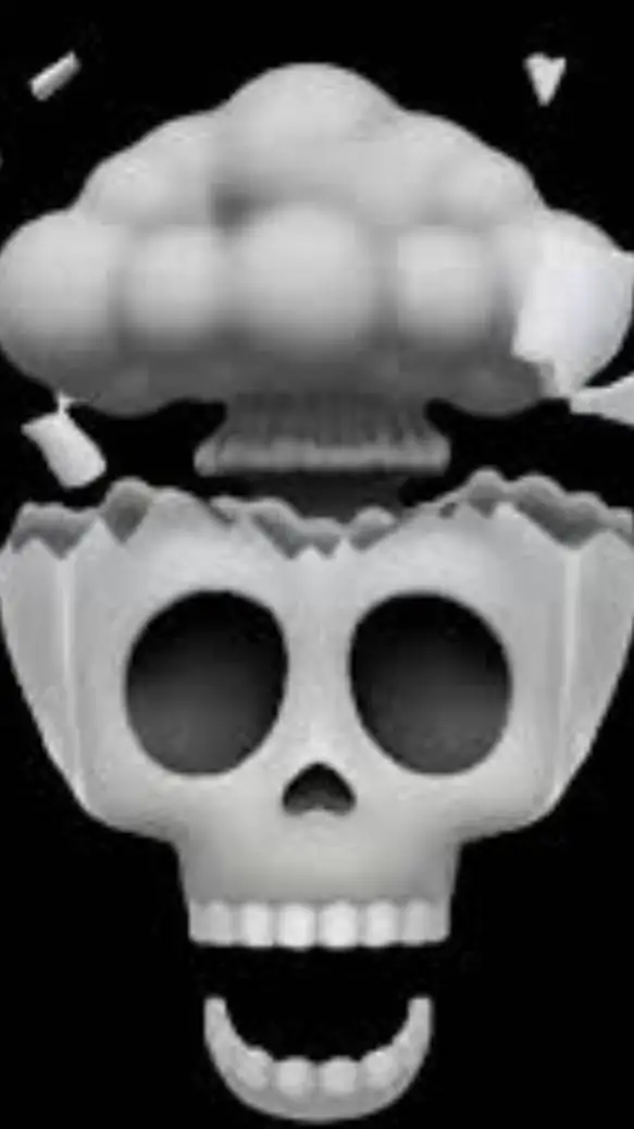 ai character: skull background