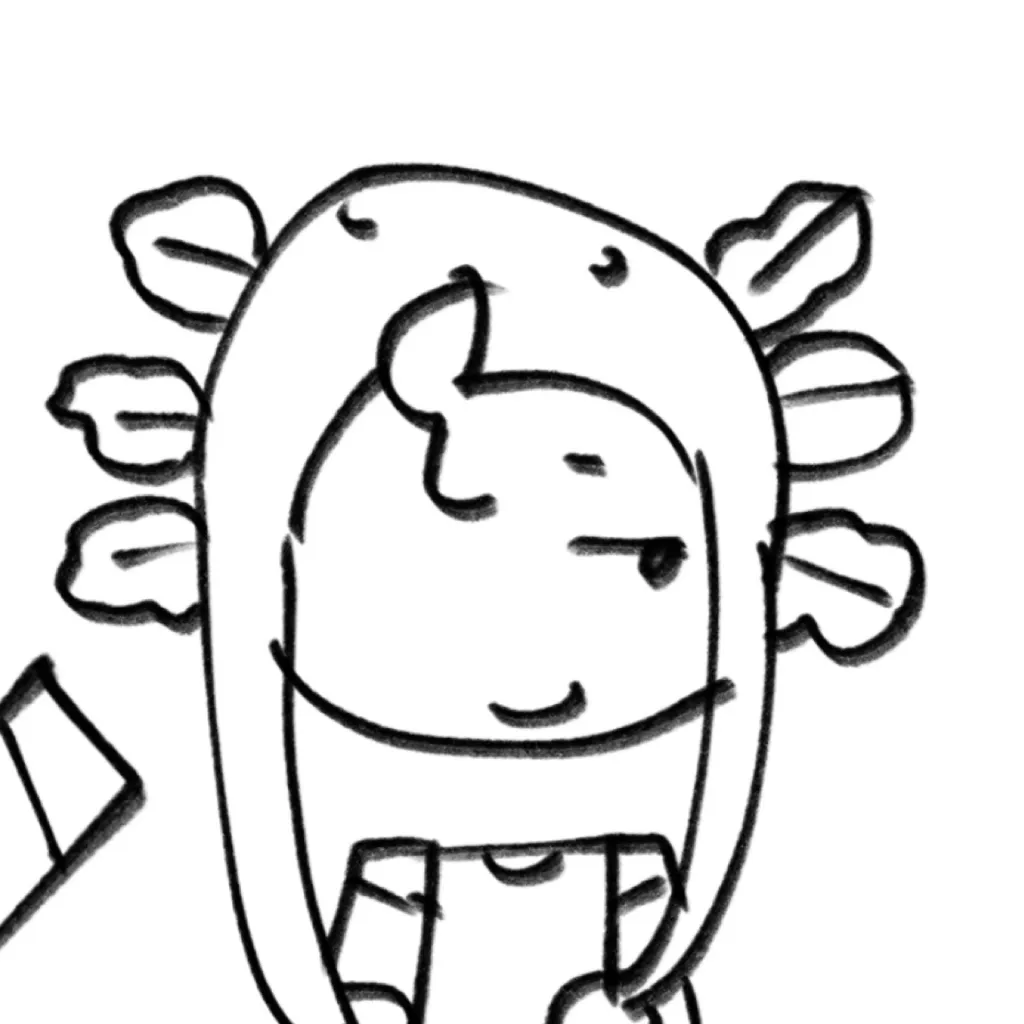 chat with ai character: Axolotl kid
