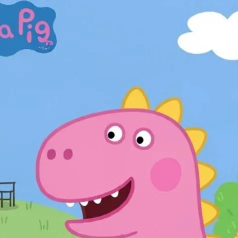 chat with ai character: Peppa pig dino!