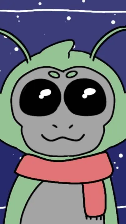 ai character: alien monkey background