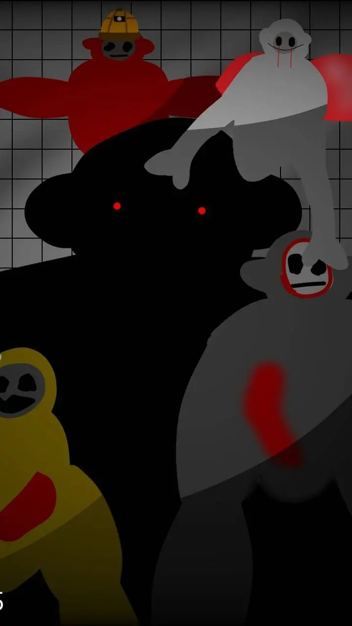 ai character: Scary baboon  background