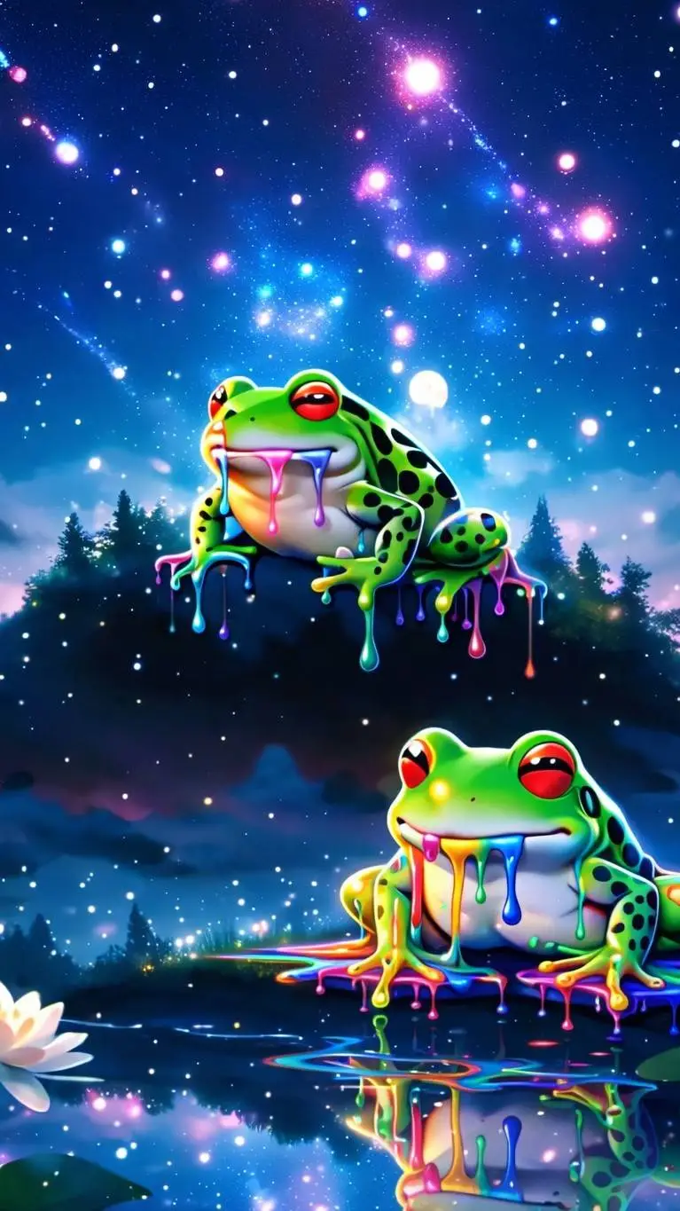 ai character: mha meet frogs background