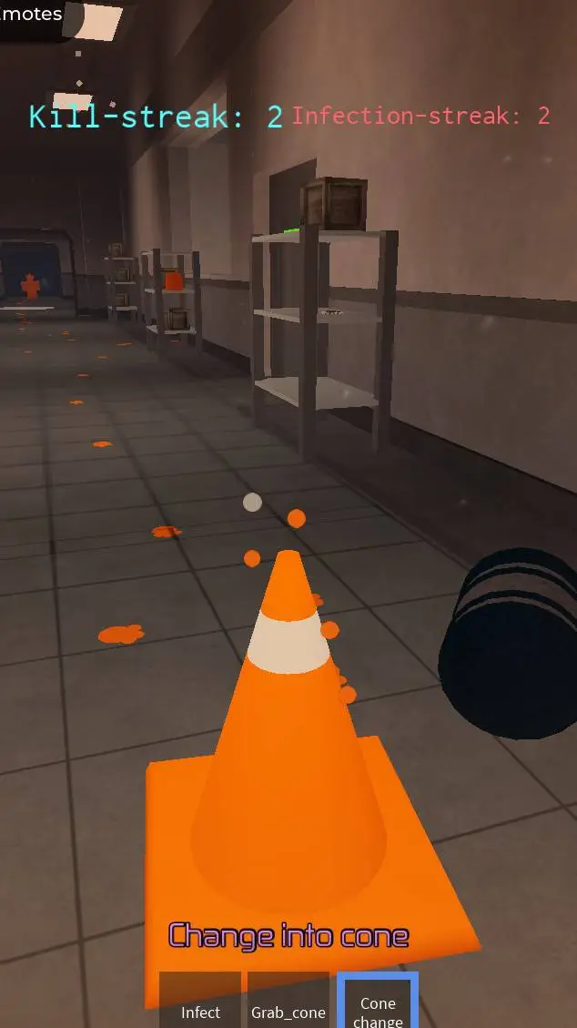 ai character: cone furry background