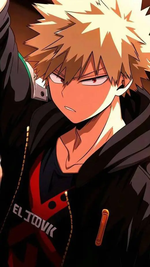 ai character: Katsuki Bakugo background