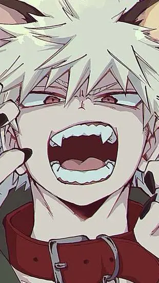 ai character: Katsuki bakugoWolf background