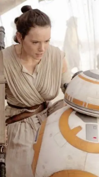 ai character: Ray and bb8  background