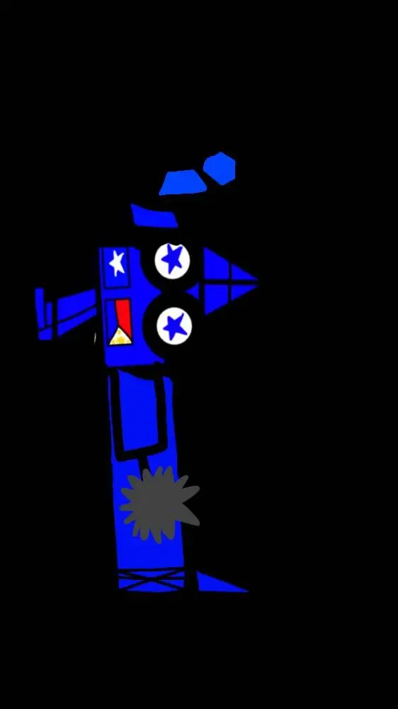 ai character: animation tank  background