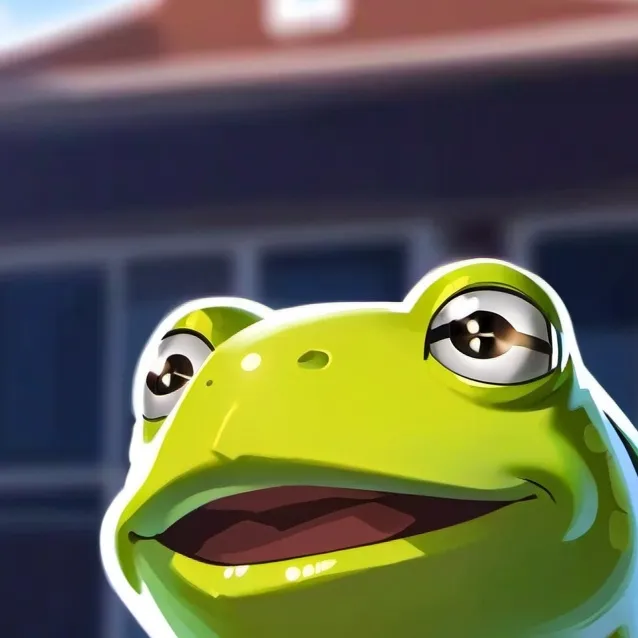 chat with ai character: salesman frog