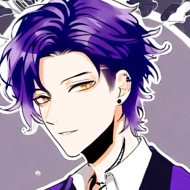 chat with ai character: purple