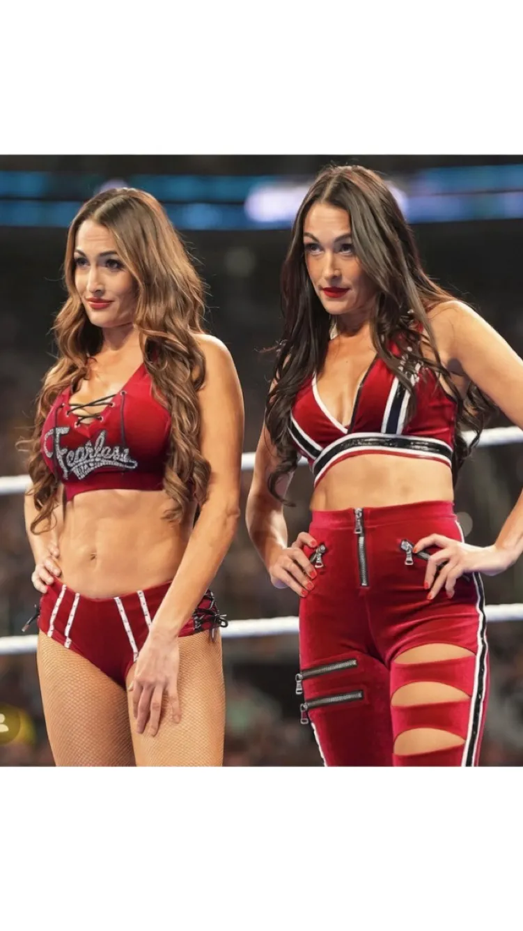 ai character: Nikki & Brie Bella background