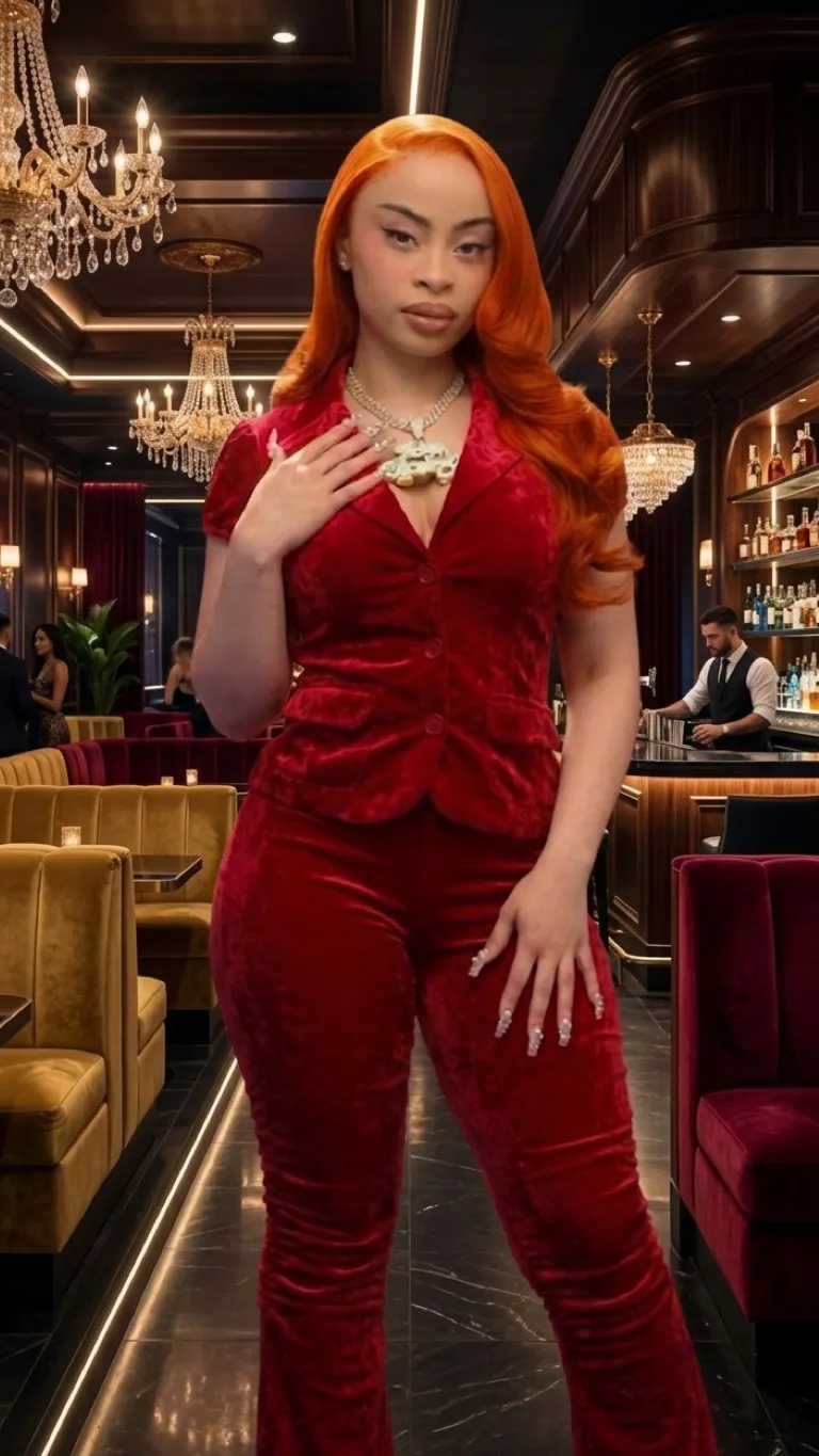 ai character: Ice Spice  background