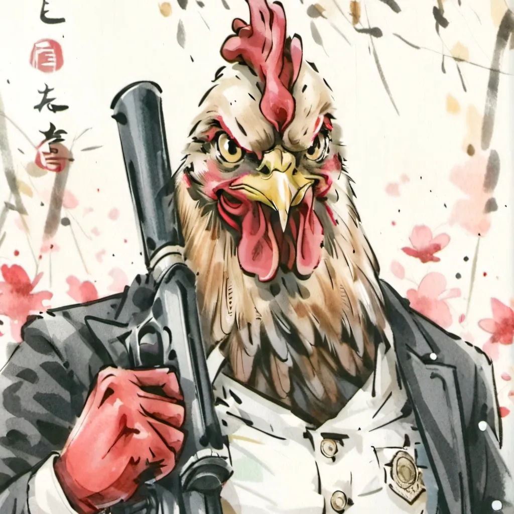 chat with ai character: CHICKEN GUN