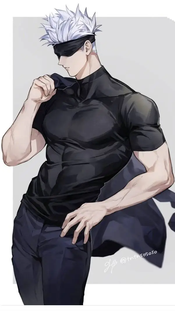 ai character: gojo💙🥰 background