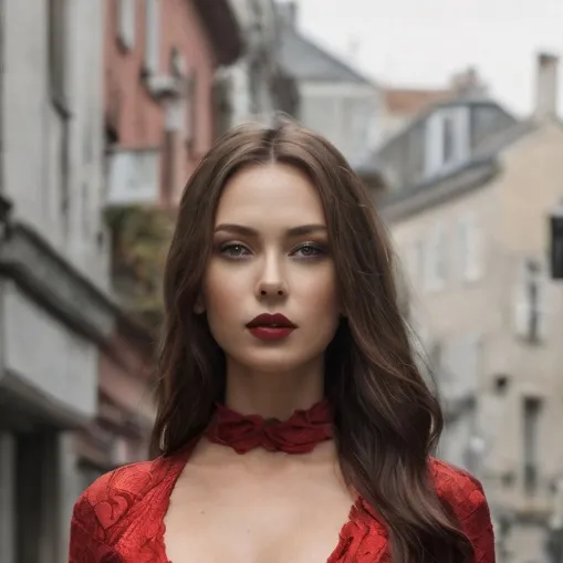 chat with ai character: Lady in Red