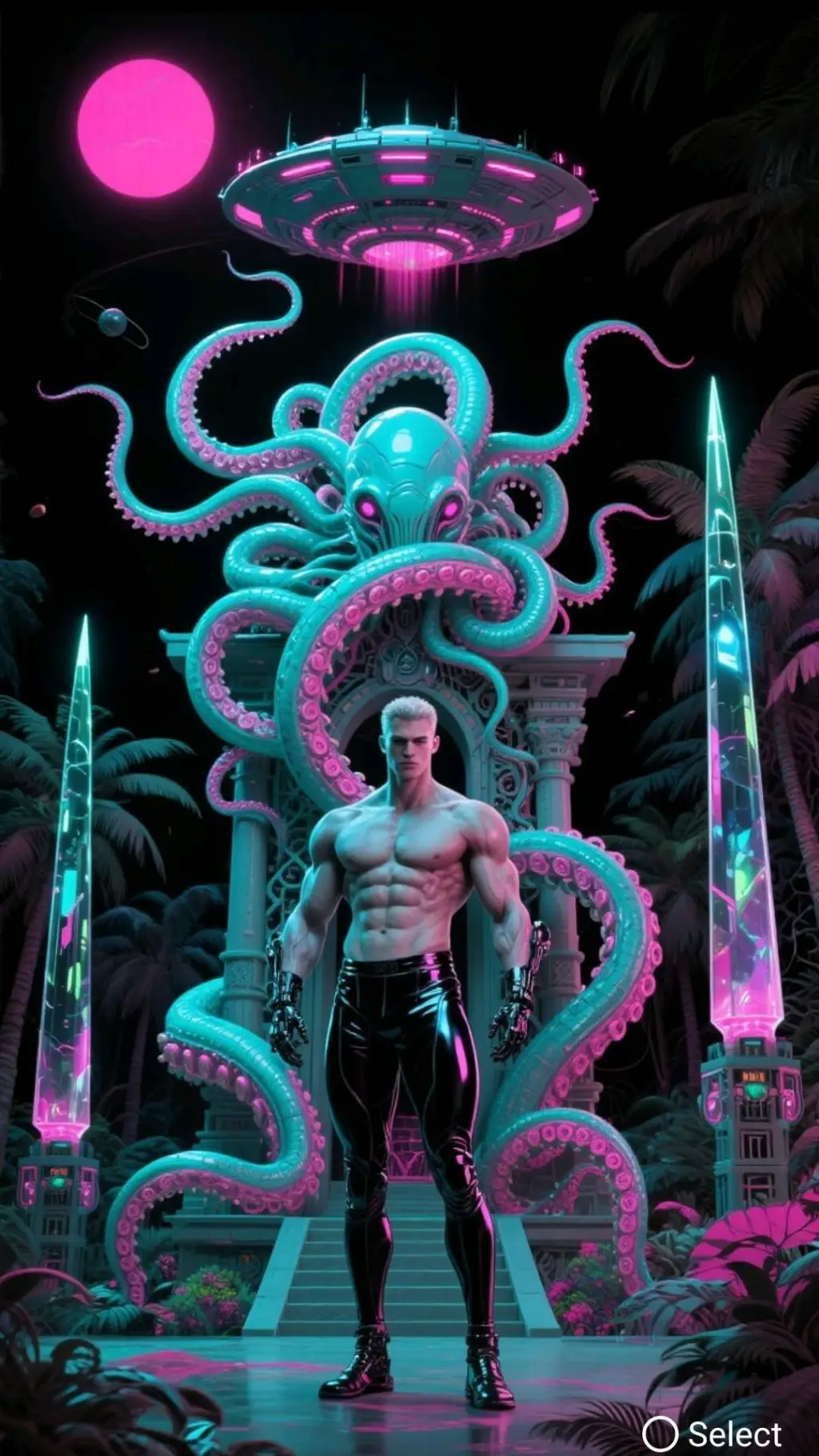 ai character: The Sentinel background