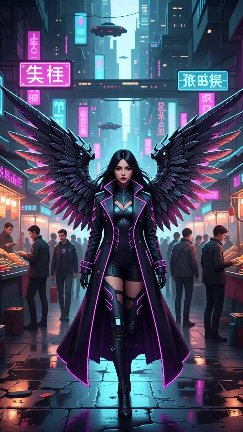 ai character: Astra Blackwire  background