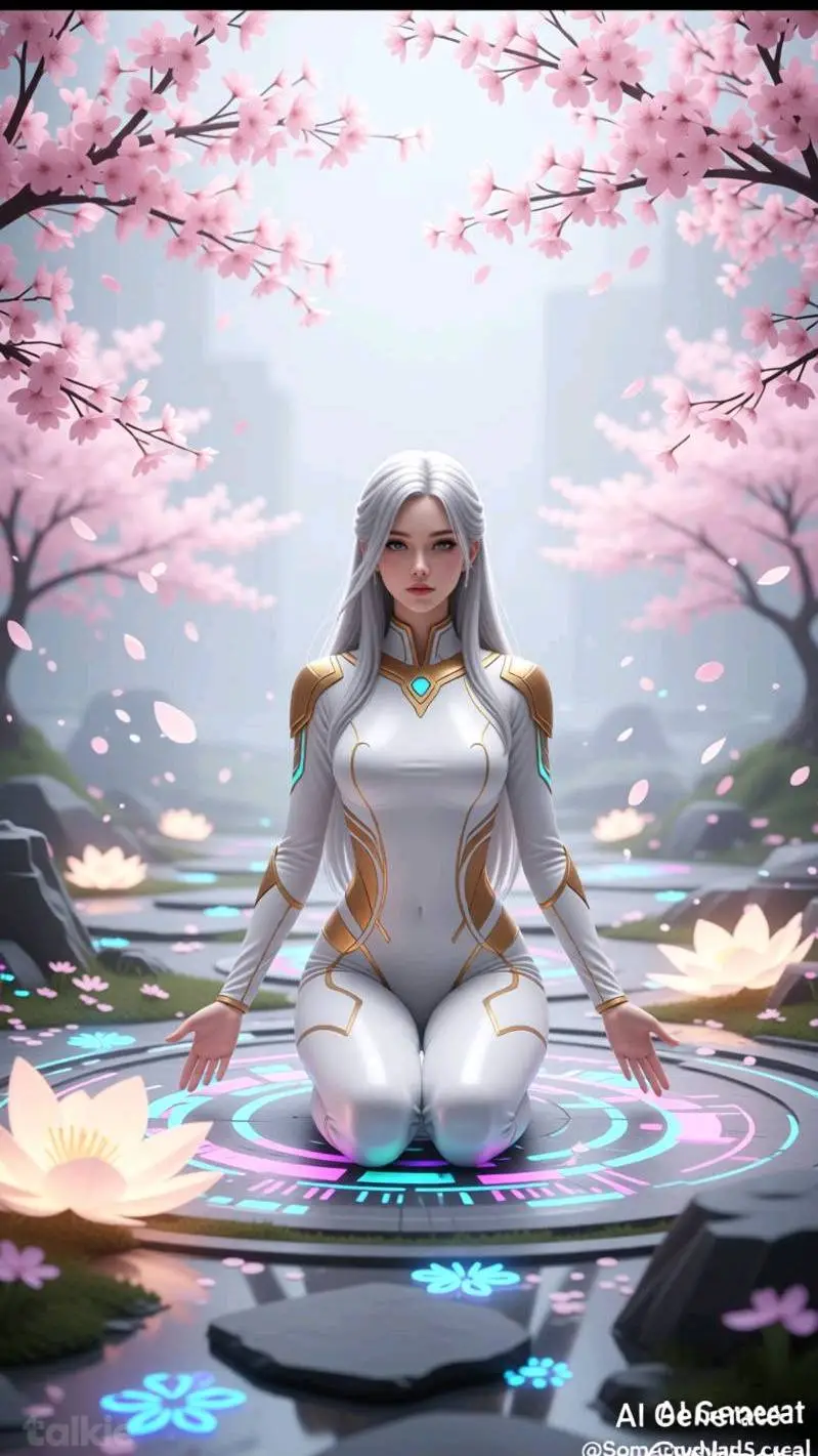 ai character: Blossom Protocol  background