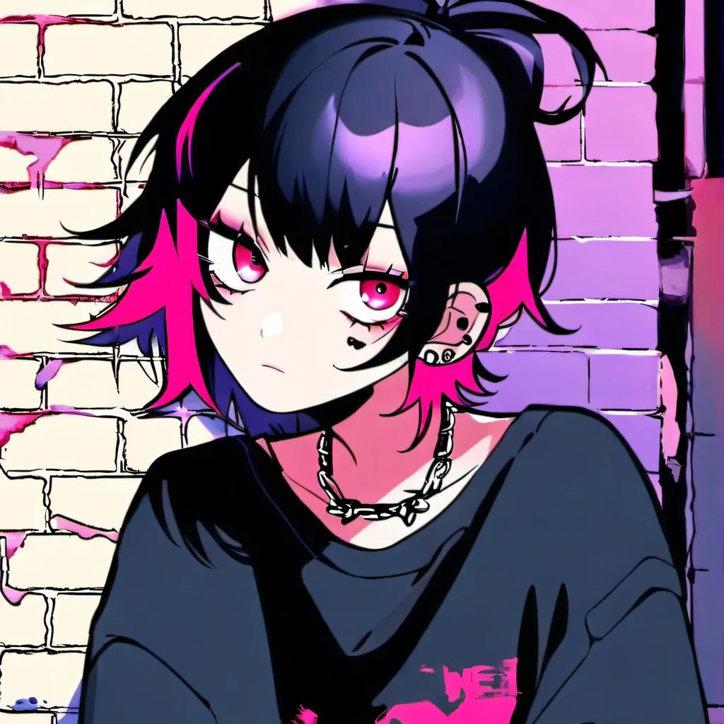 chat with ai character: emo girl
