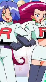 ai character: Jessie and James  background
