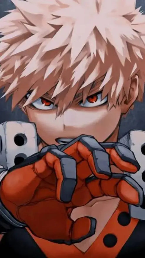 ai character: Katsuki Bakugo background