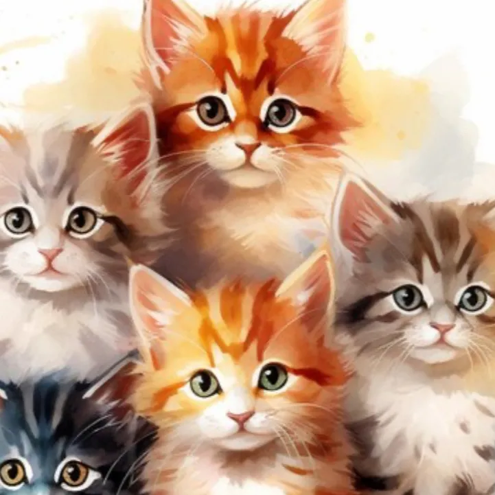 chat with ai character: The 5 kittens