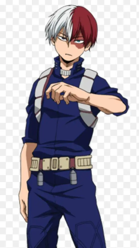 ai character: shoto todoroki background