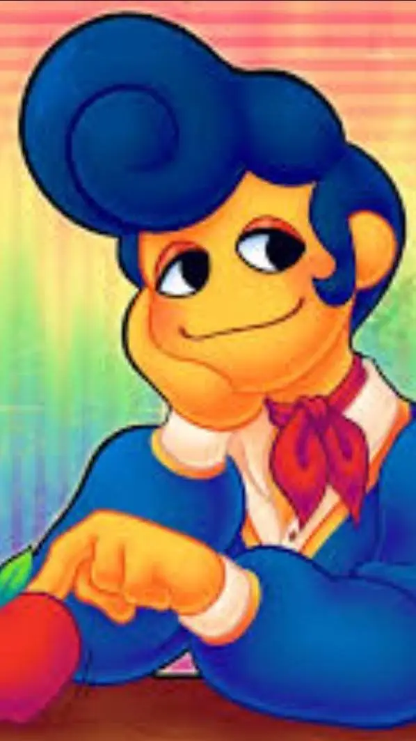 ai character: Harvey meets wally background