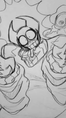 ai character: spooky month! background