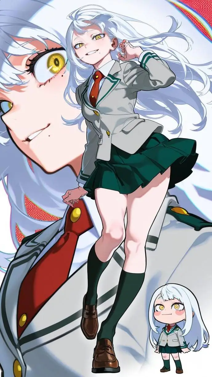 ai character: Deku background
