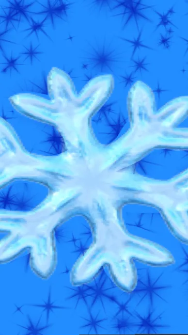 ai character: Snowflake  background