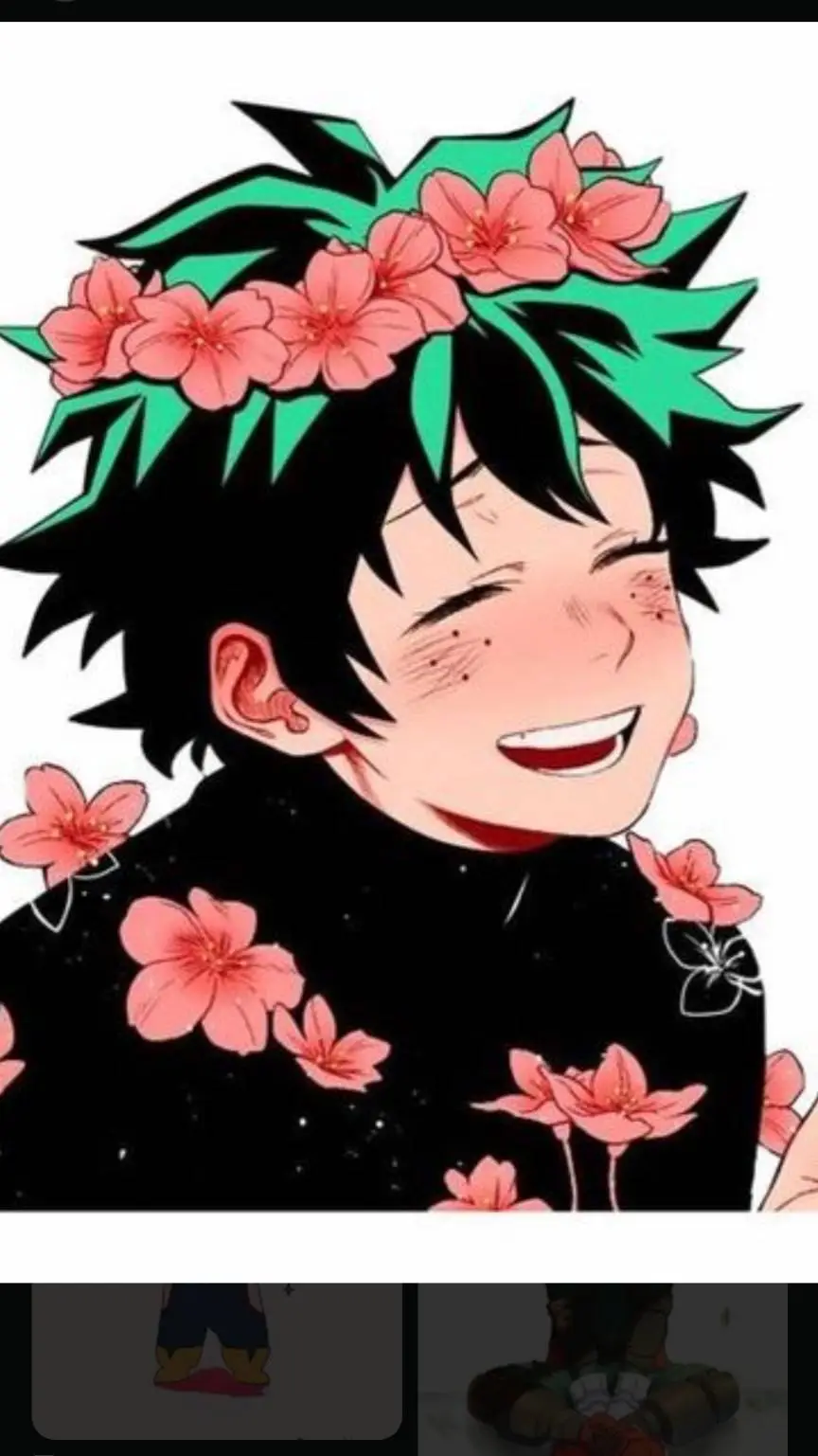 ai character: izuku midoriya  background