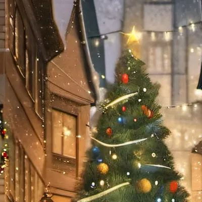 chat with ai character: Christmas hogwarts