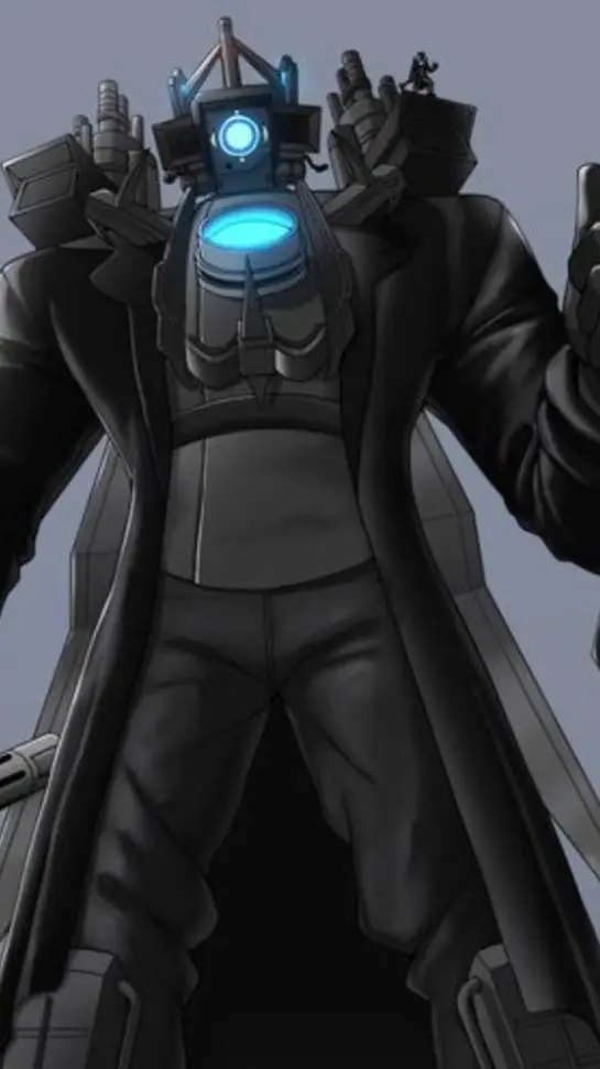 ai character: Titan cameraman background