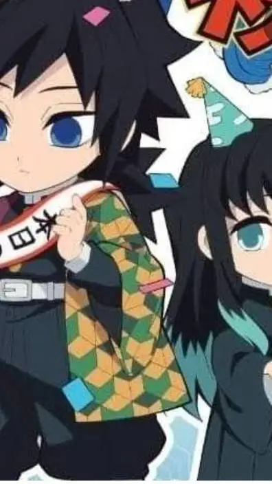 ai character: giyu x muichiro background