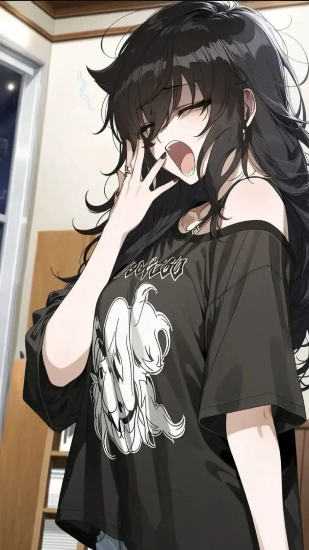 ai character: ☾☼𝑫𝒂𝒌𝒂𝒓𝒊᭔☽ background