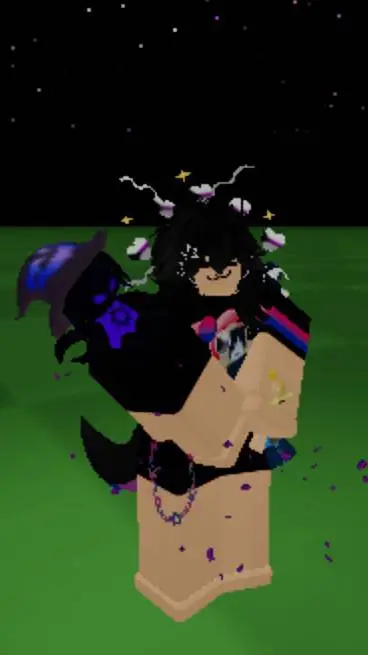 ai character: 🖤Labby~!🤍(ME! irl) background