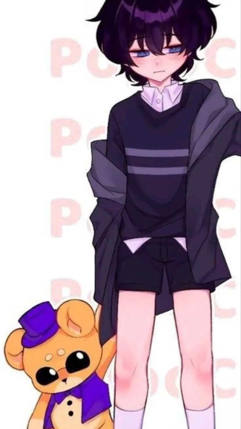 ai character: Evan (cc) Afton  background