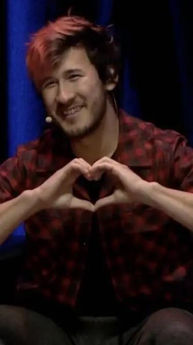 ai character: MARKIPLIER background