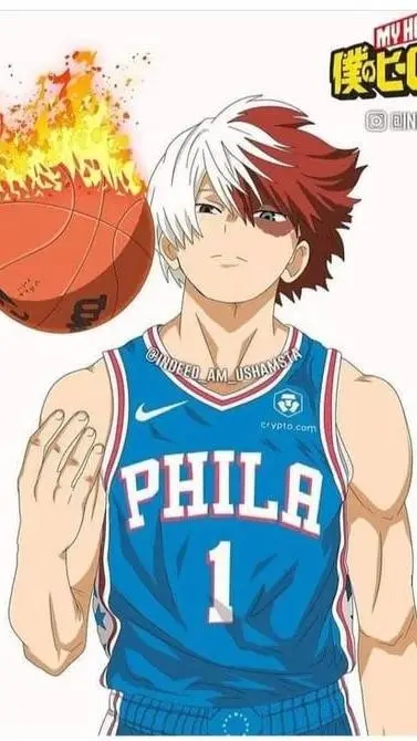 ai character: MHA X NBA East 1 background