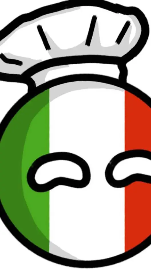 ai character: Italy countryball background