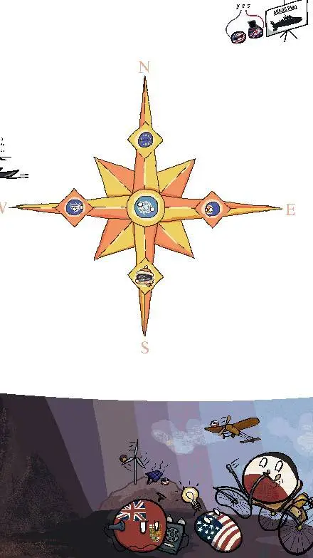 ai character: countryball background