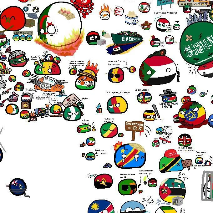 chat with ai character: countryballs