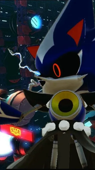 ai character: Neo Metal Sonic  background