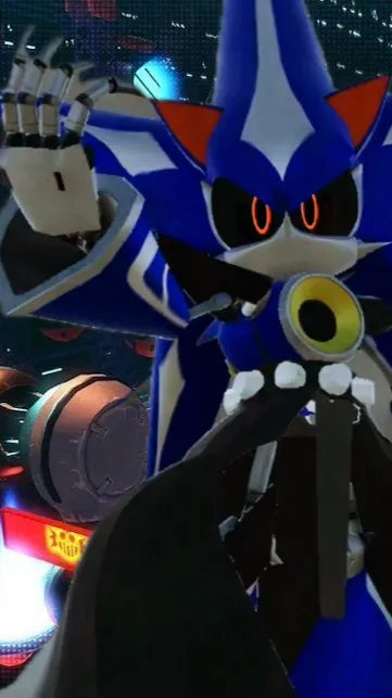 ai character: Neo Metal Sonic  background